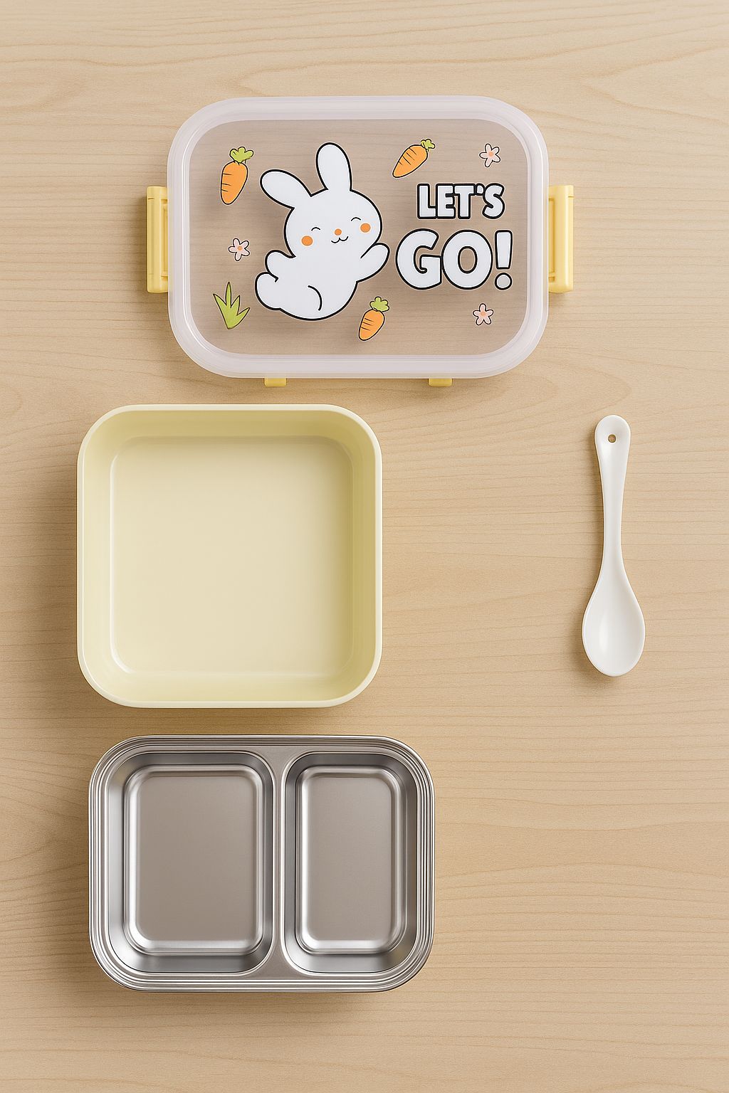 Lets Go Bunny Tiffin