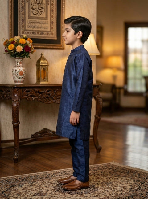 Blue Elegance Kurta Pajama