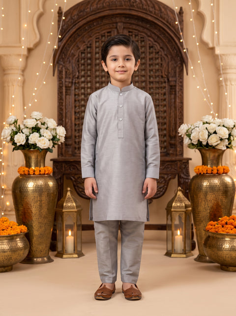 Pearl Grey Kurta Pajama