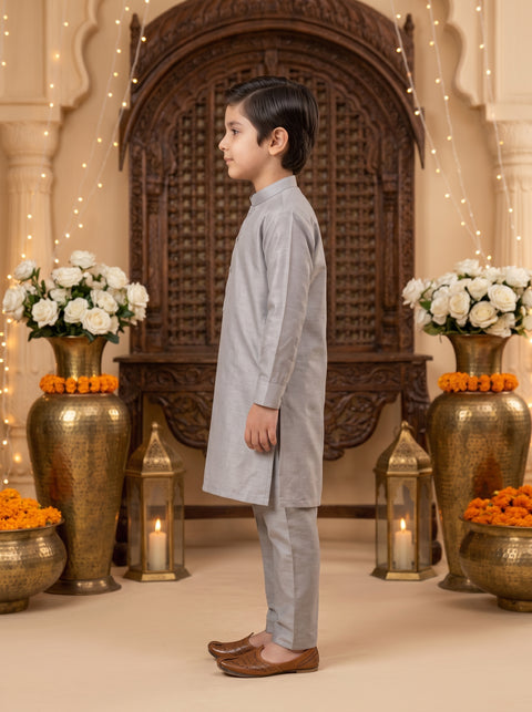 Pearl Grey Kurta Pajama