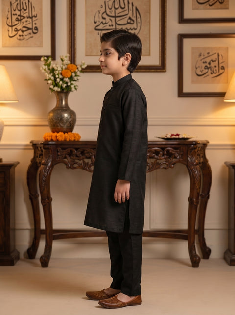 Royal Black Kurta Pajama