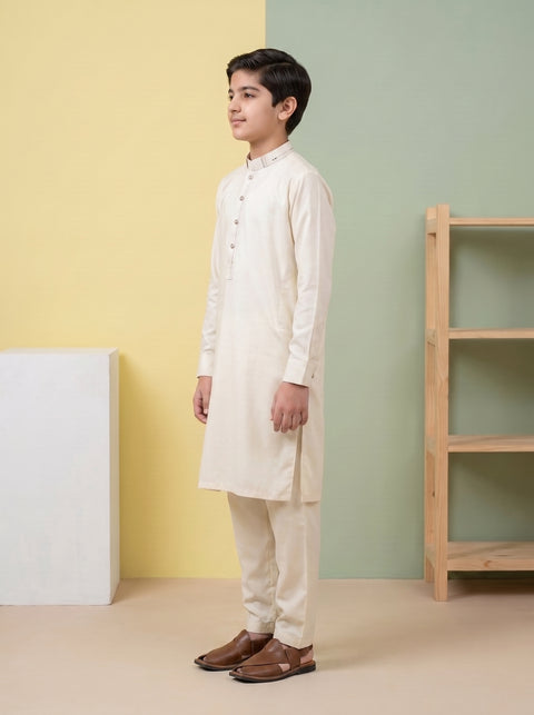 Ehraaz – Ivory Cream Shalwar Kameez