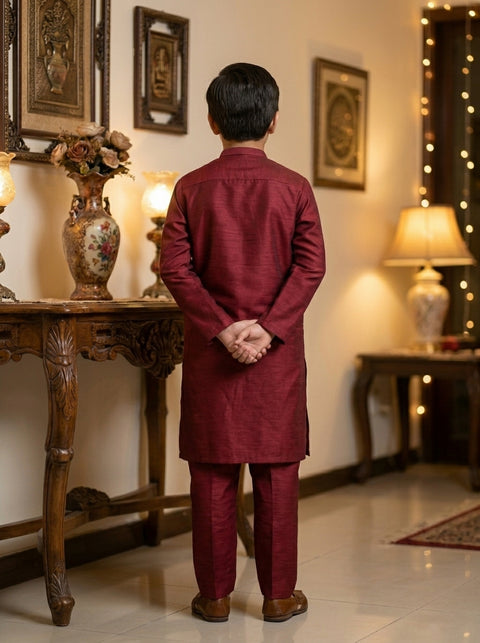Royal Maroon Kurta Pajama