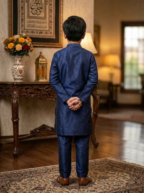 Blue Elegance Kurta Pajama