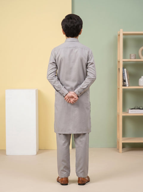 Ehraaz – Classic Grey Shalwar Kameez