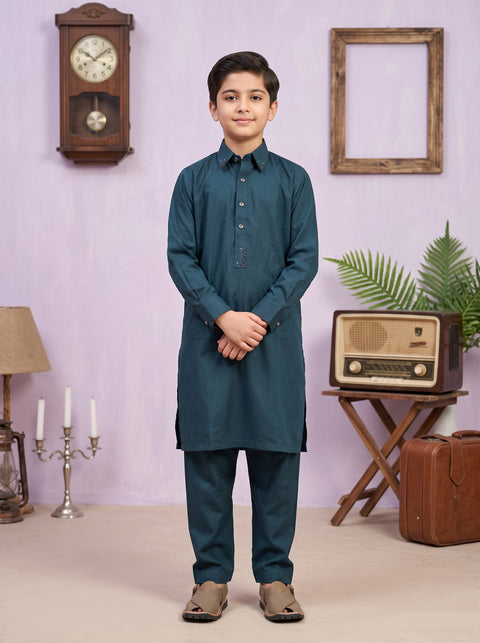 Ehraaz – Deep Teal Shalwar Kameez