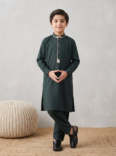 Emrald Green Kurta Trousers