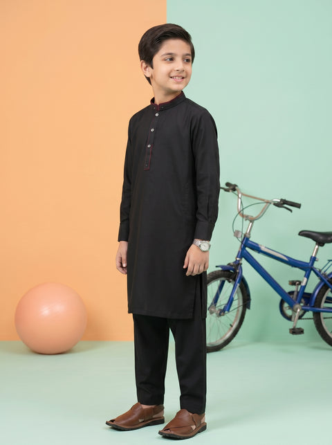 Ehraaz – Midnight Black Shalwar Kameez