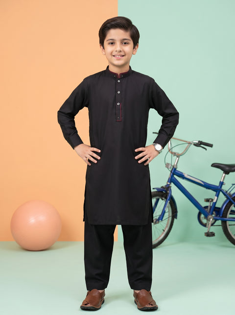 Ehraaz – Midnight Black Shalwar Kameez