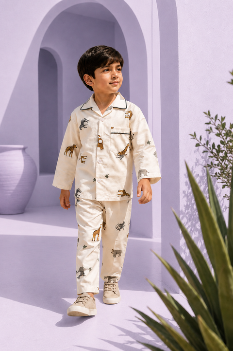 Little Safari Pajama Set