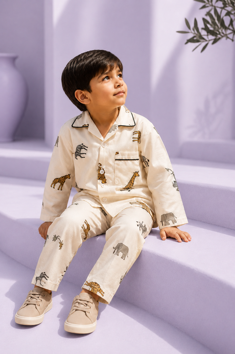 Little Safari Pajama Set