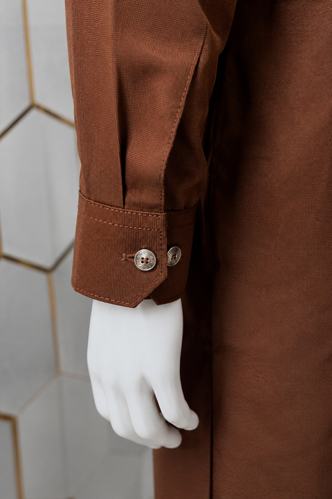 Ruhan – Walnut Brown Shalwar Kameez