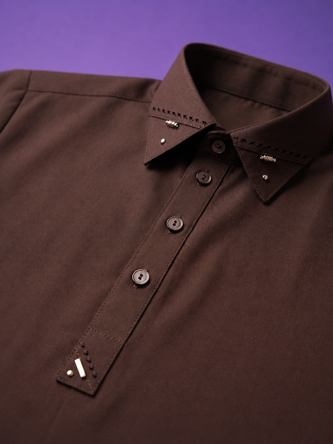 Ehraaz – Mocha Brown Shalwar Kameez