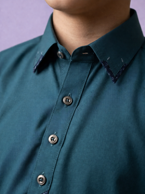 Ehraaz – Deep Teal Shalwar Kameez