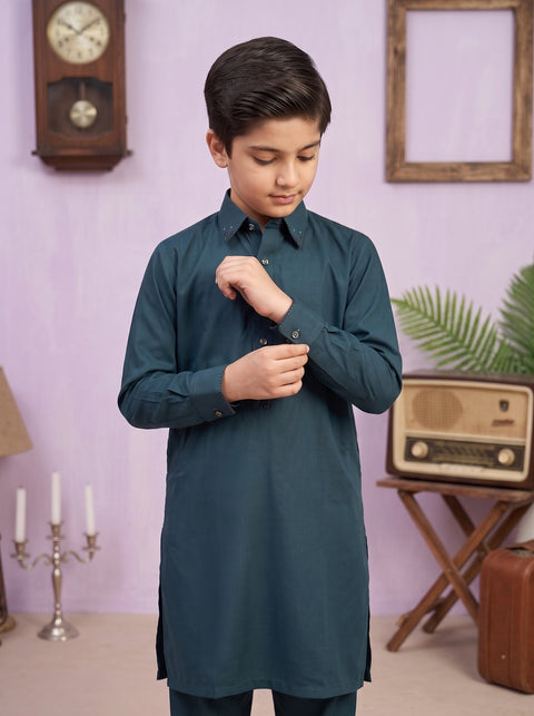Ehraaz – Deep Teal Shalwar Kameez