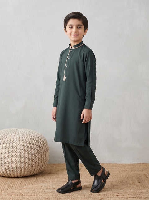 Emrald Green Kurta Trousers