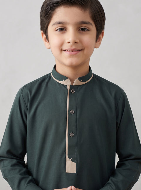 Emrald Green Kurta Trousers
