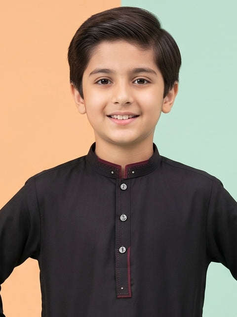 Ehraaz – Midnight Black Shalwar Kameez