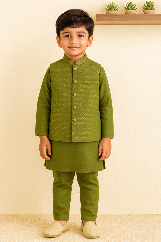 Royal Olive Glow Set