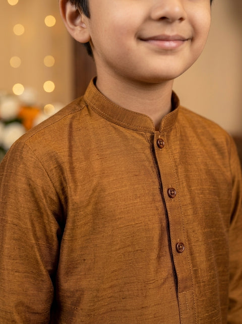 Copper Brown Kurta Pajama