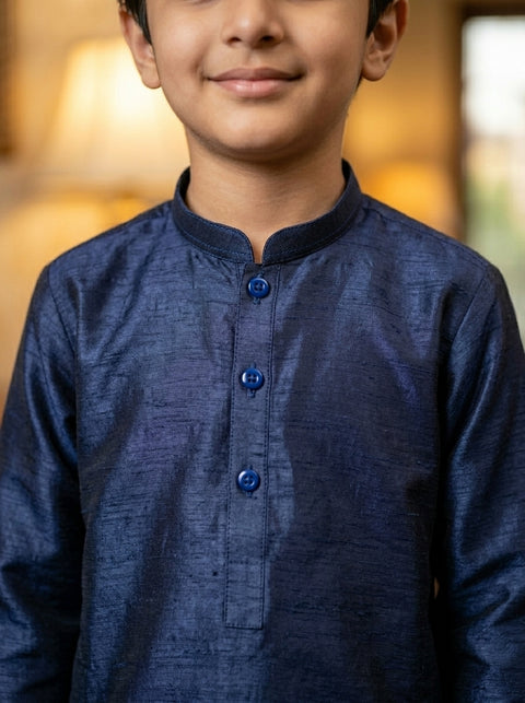 Blue Elegance Kurta Pajama