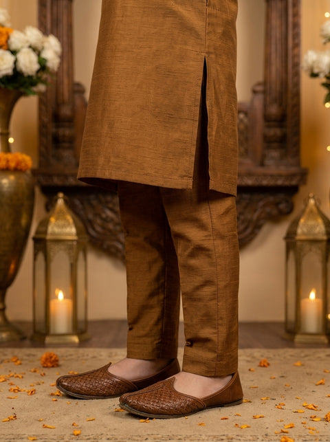 Copper Brown Kurta Pajama