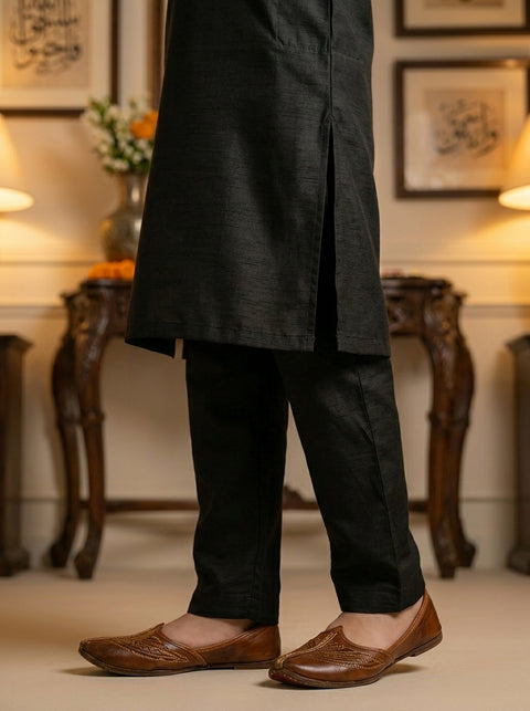 Royal Black Kurta Pajama