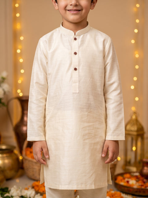 Pearl White Kurta Pajama