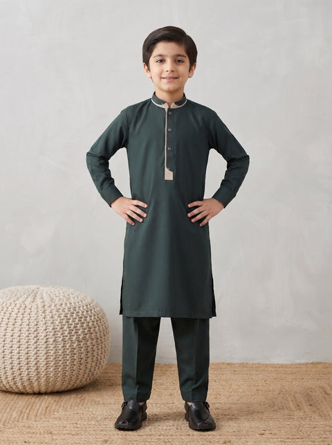 Emrald Green Kurta Trousers