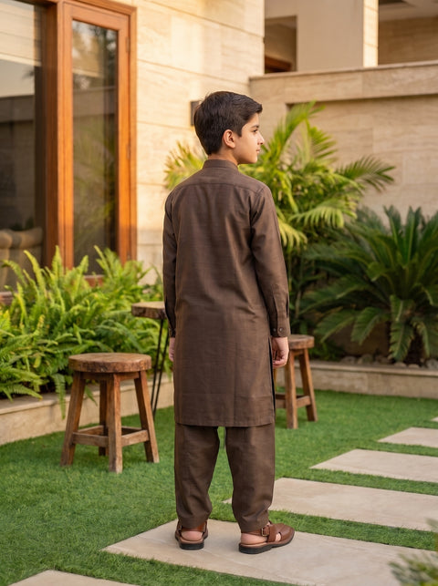 Ruhan – Mink Brown Shalwar Kameez