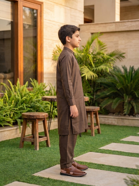 Ruhan – Mink Brown Shalwar Kameez