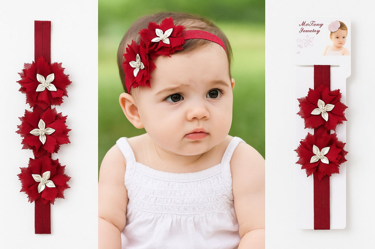 Lil’Glow Stretch Bow Headbands