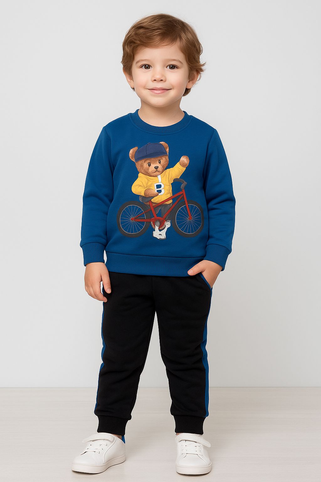 Cycling Bear Kids Tracksuit