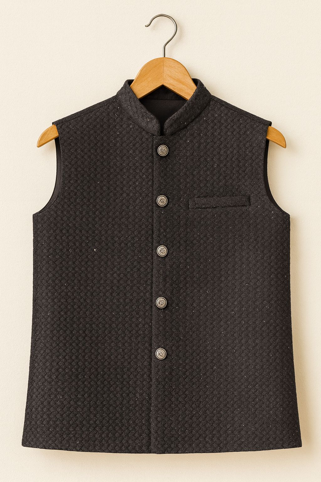 Regal Black Waistcoat