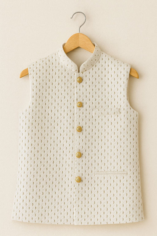 Ivory Elegance waistcoat