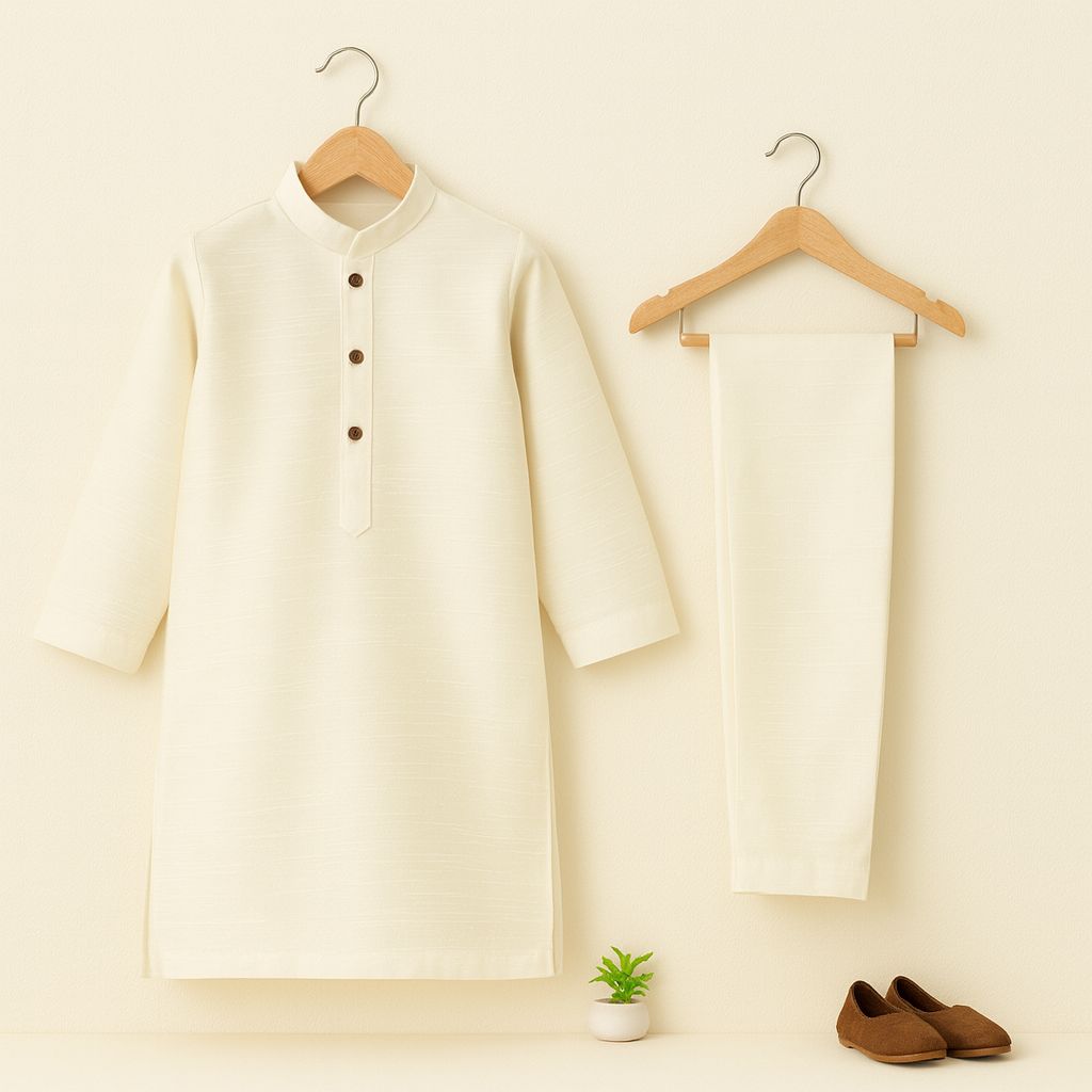 Pearl White Kurta Pajama