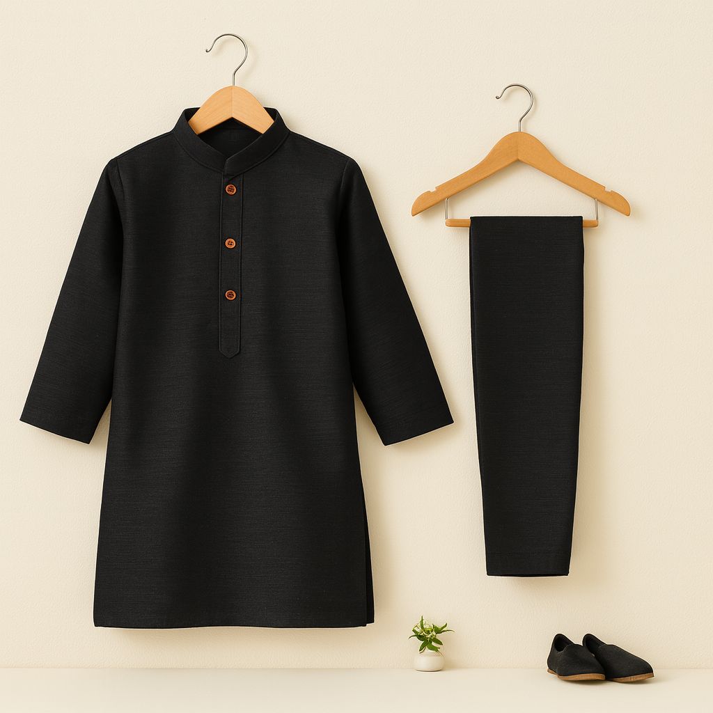 Royal Black Kurta Pajama