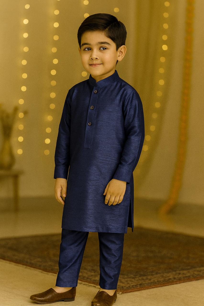 Blue Elegance Kurta Pajama
