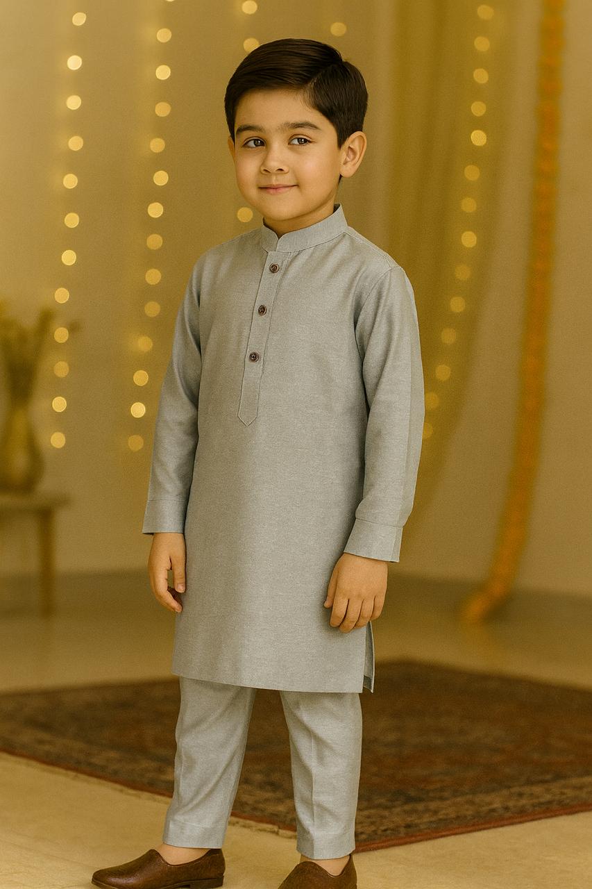 Pearl Grey Kurta Pajama