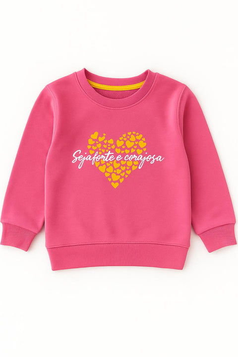 Mini Courage Pink Sweatshirt