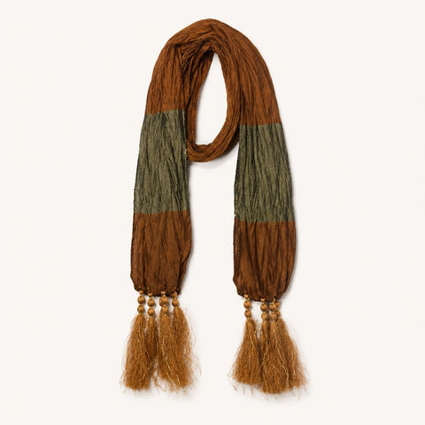 Brown Festive Shawl