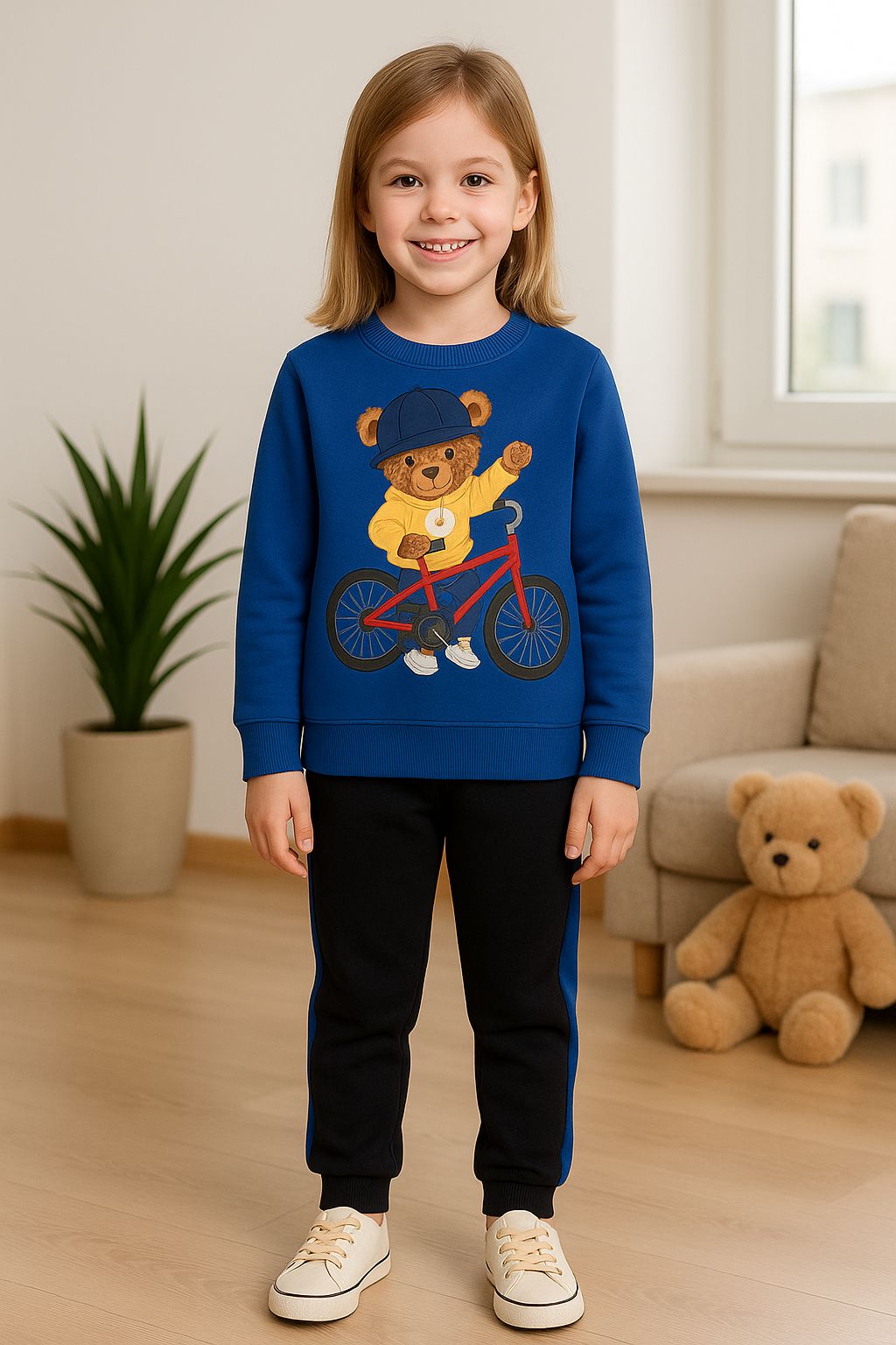 Cycling Bear Kids Tracksuit