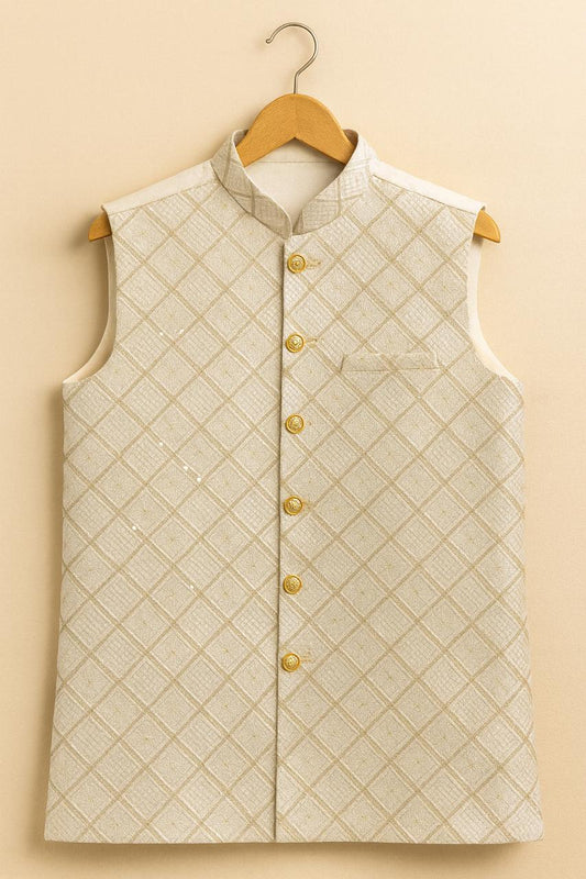 Ivory Elegance waistcoat
