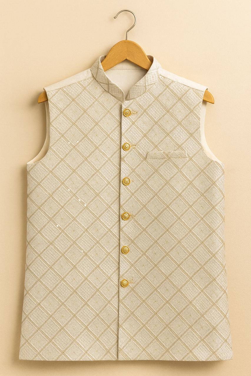 Ivory Elegance waistcoat